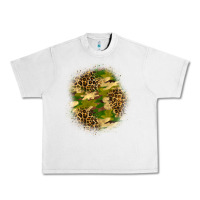 Lunar Rock camouflage and leopard patch Urban Heavy Tee - BundleAndBundleShop