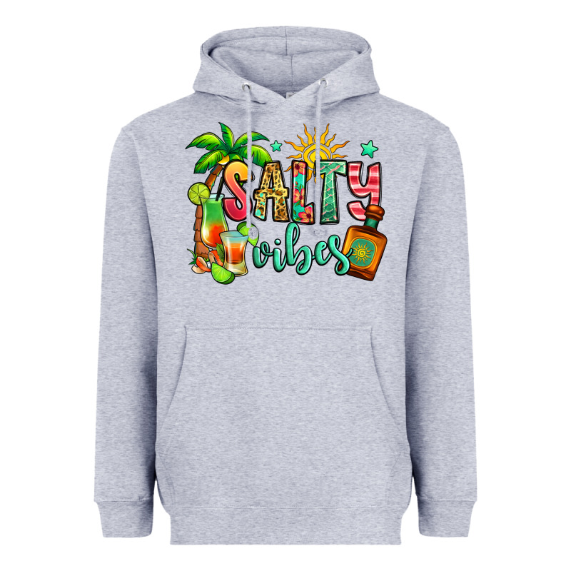Salty Vibes Tequila Summer Heavyweight Hoodie by Jasminsmagicworld | Teevron
