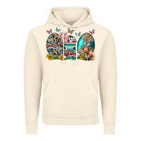 Vintage Artic easter easter eggs Vintage Hoodie - CowhideDigitalArt
