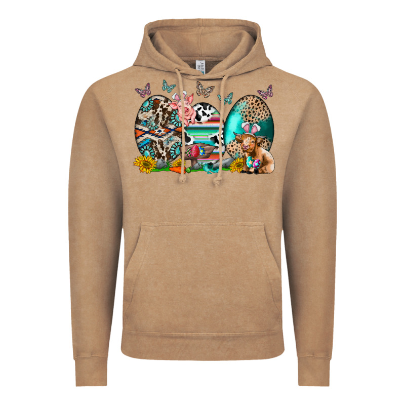 Easter Easter Eggs Vintage Hoodie by CowhideDigitalArt | Teevron