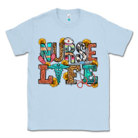 Dusty Blue nurse life Classic Tee - OliviaCreatesArt