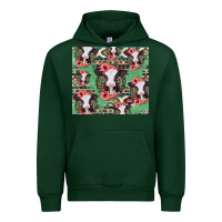 Forest Green baby cow floral aztec tumbler Urban Hoodie - Jasminsmagicworld