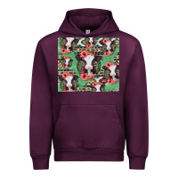 Mauve Wine baby cow floral aztec tumbler Urban Hoodie - Jasminsmagicworld