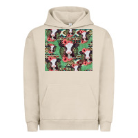 Pigment French Oak baby cow floral aztec tumbler Urban Hoodie - Jasminsmagicworld