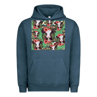 Pigment Midnight Navy baby cow floral aztec tumbler Urban Hoodie - Jasminsmagicworld