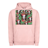 Pigment Salmon baby cow floral aztec tumbler Urban Hoodie - Jasminsmagicworld