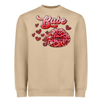 Mushroom babe with kiss Heavyweight Sweatshirt - RanaPortraitStore