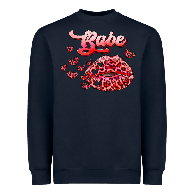 Babe With Kiss Heavyweight Sweatshirt by RanaPortraitStore | Teevron