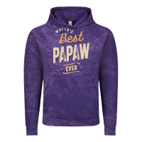 Cloud Purple Mens Best Papaw Ever Funny Dad / Grandpa Vintage Hoodie - DesigneFamous