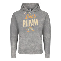 Cloud Rock Mens Best Papaw Ever Funny Dad / Grandpa Vintage Hoodie - DesigneFamous