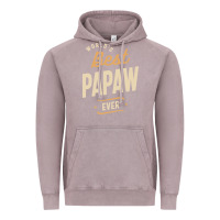 Vintage Zinc Mens Best Papaw Ever Funny Dad / Grandpa Vintage Hoodie - DesigneFamous
