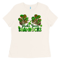 Bone Shake Your Shamrocks Ladies Tee - FaDigitalArtStudio