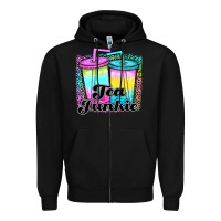 Black tea junkie Zipper Hoodie - JahusDesignShop