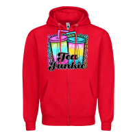 Red tea junkie Zipper Hoodie - JahusDesignShop