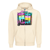 Sandshell tea junkie Zipper Hoodie - JahusDesignShop
