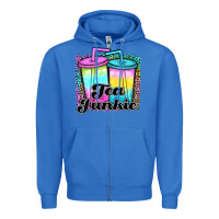 True Royal tea junkie Zipper Hoodie - JahusDesignShop