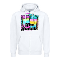 White tea junkie Zipper Hoodie - JahusDesignShop