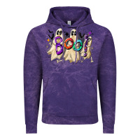 Cloud Purple boo Vintage Hoodie - CowhideDigitalArt