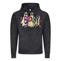 Vintage Black boo Vintage Hoodie - CowhideDigitalArt