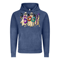 Vintage Denim boo Vintage Hoodie - CowhideDigitalArt