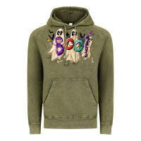 Vintage Olive boo Vintage Hoodie - CowhideDigitalArt