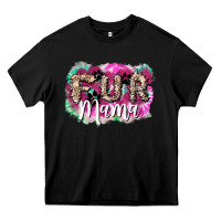 Black Fur mama mother's day Heavy Core Tee - HowdyJamesFarm