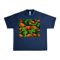 Navy halloween pumpkin mouse pad Urban Heavy Tee - BundleAndBundleShop