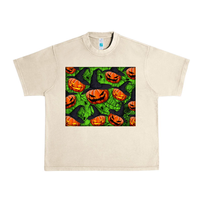 Halloween Pumpkin Mouse Pad Urban Heavy Tee by BundleAndBundleShop | Teevron