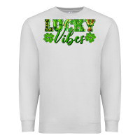 Dove Grey lucky vibes Premium Sweatshirt - RanaPortraitStore
