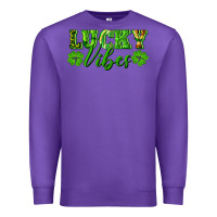 Purple lucky vibes Premium Sweatshirt - RanaPortraitStore