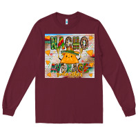 Burgundy Nacho Average God mother Long Sleeve Tee - CowhideDigitalArt