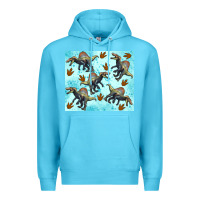 Ocean Blue spinosaurus Premium Hoodie - Artiststas