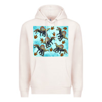 Pale Pink spinosaurus Premium Hoodie - Artiststas