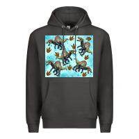 Smoke spinosaurus Premium Hoodie - Artiststas