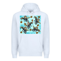 White spinosaurus Premium Hoodie - Artiststas