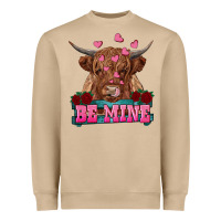 Mushroom be mine highland cow Heavyweight Sweatshirt - RanaPortraitStore