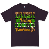 Plum St. Patrick's Irish today hungover tomorrow Premium Tee - OliviaCreatesArt