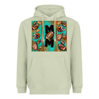 Matcha American football mom Heavyweight Hoodie - Jasminsmagicworld