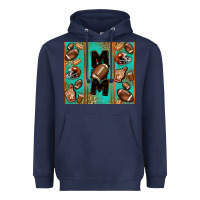 Navy American football mom Heavyweight Hoodie - Jasminsmagicworld