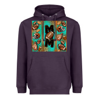 Plum American football mom Heavyweight Hoodie - Jasminsmagicworld