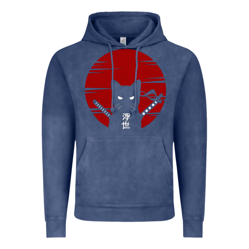 Ninja Cat Japanese Vintage Hoodie by DesigneFamous | Teevron