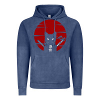 Vintage Denim ninja cat japanese Vintage Hoodie - DesigneFamous