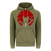 Vintage Olive ninja cat japanese Vintage Hoodie - DesigneFamous