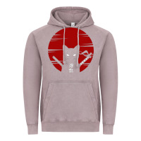Vintage Zinc ninja cat japanese Vintage Hoodie - DesigneFamous