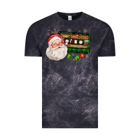 Cloud Black santa cassette Vintage Tee - FaDigitalArtStudio