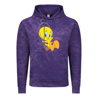 Cloud Purple tweety bird Vintage Hoodie - DesigneFamous