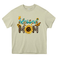 Mossy Blessed mom sunflower butterfly mother's day Heavy Core Tee - HowdyJamesFarm