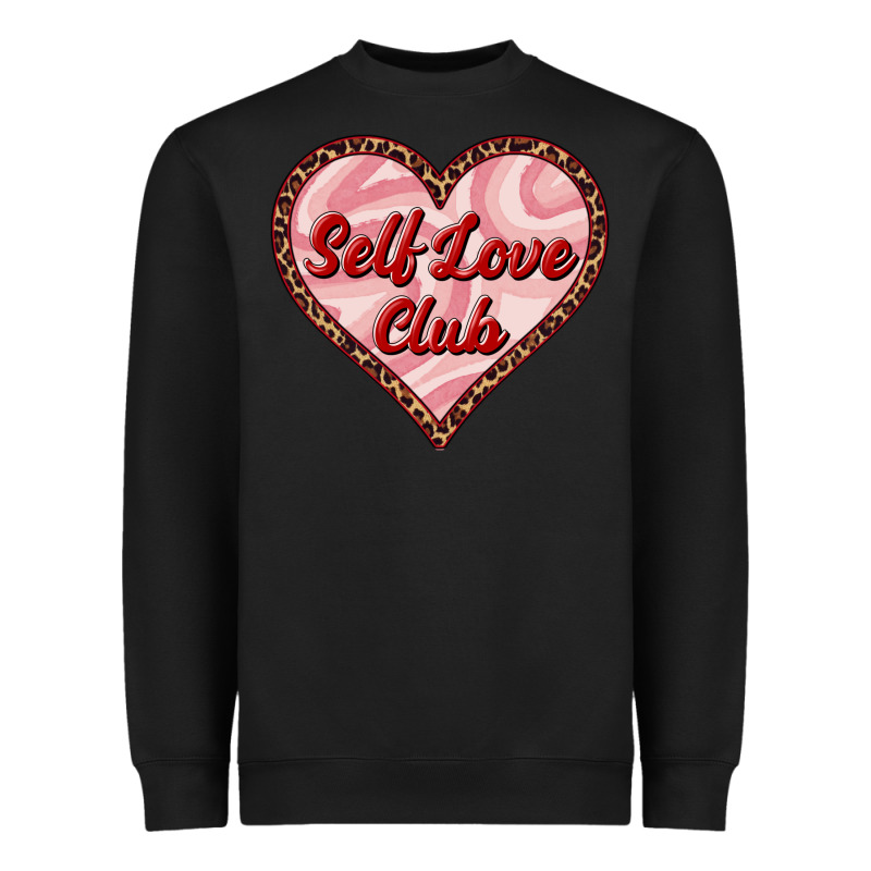 Self Love Club Valentine's Day Heavyweight Sweatshirt by RanaPortraitStore | Teevron