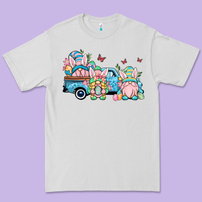 Easter Gnomes Truck Premium Tee Designed By Oliviacreatesart