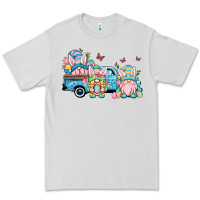 Dove Grey Easter gnomes truck Premium Tee - OliviaCreatesArt